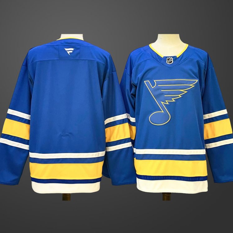 Men's St. Louis Blues Blank Blue 2025 Stitched Hockey Jersey