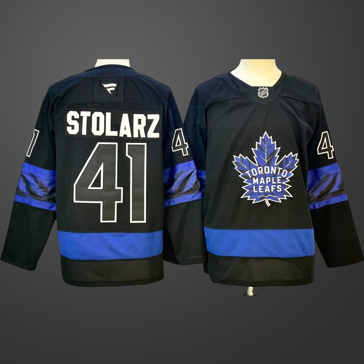 Men's Toronto Maple Leafs #41 Anthony Stolarz Breakaway Jersey - Black