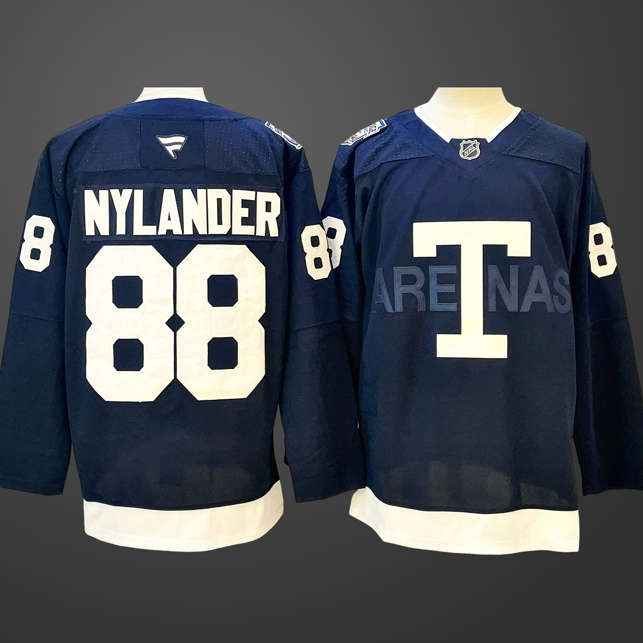 Men's Toronto Maple Leafs #88 William Nylander Navy Stitched Jersey
