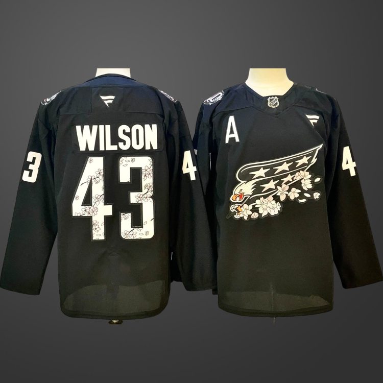 Men's Washington Capitals Tom Wilson #43 Black Jersey