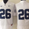 Penn State Nittany Lions #26 White Stitched Jersey