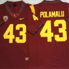 USC Trojans Red #43 POLAMALU Stitched Jersey
