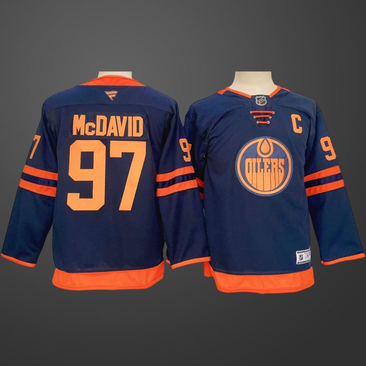 Youth Edmonton Oilers #97 Connor McDavid Stitched NHL Jersey