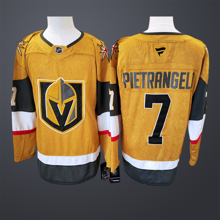Men's Vegas Golden Knights Alex Pietrangelo #7 Fanatics Gold Jersey