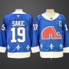 Men’s Colorado Avalanche #19 SAKIC Blue 202526 With A Patch Alternate Stitched Jersey