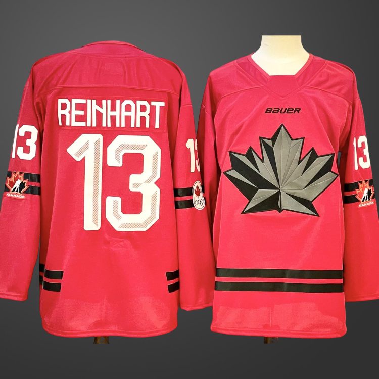 Men’s Hockey Canada #13 Sam Reinhart Red 2026 Olympic Stitched Jersey