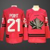 Men’s Hockey Canada #21 POINT Red 2026 Olympic Stitched Jersey