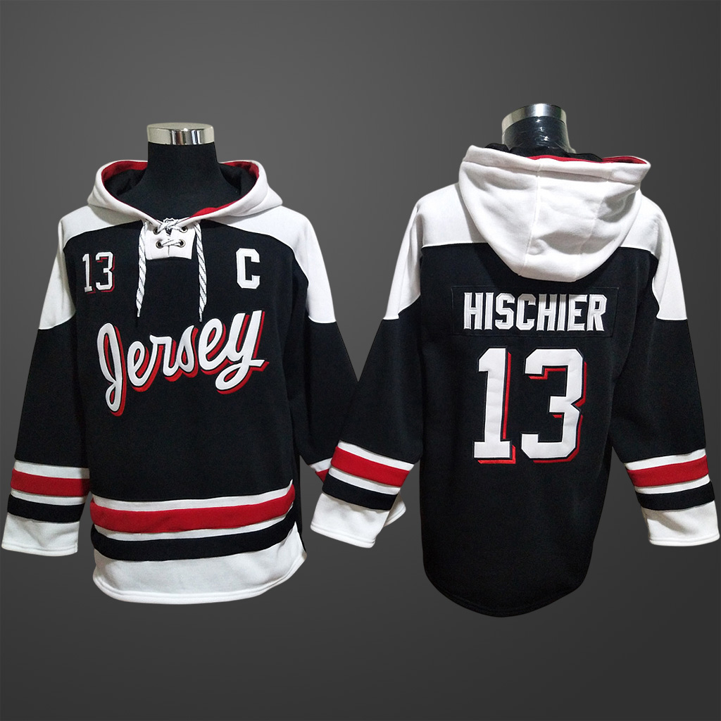 Men’s New Jersey Devils Nico Hischier #13 Stitched Hoodie