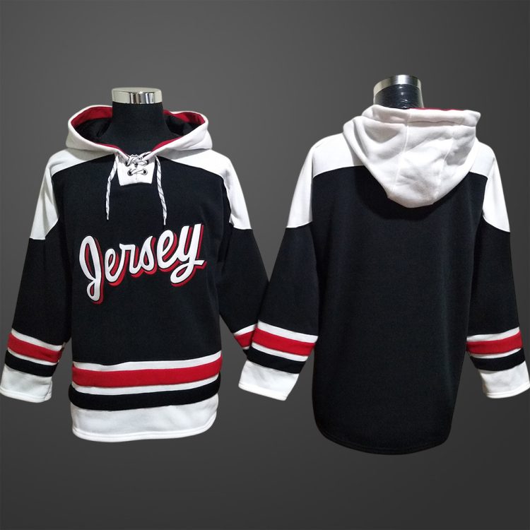 Men’s New Jersey Devils Team Blank Stitched Hoodie