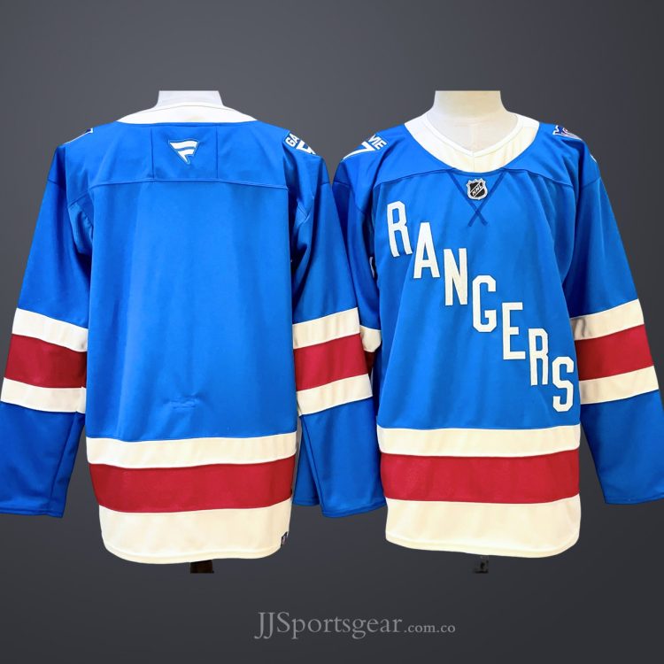 Men's New York Rangers Blank Blue 2025 Stitched Hockey Jersey