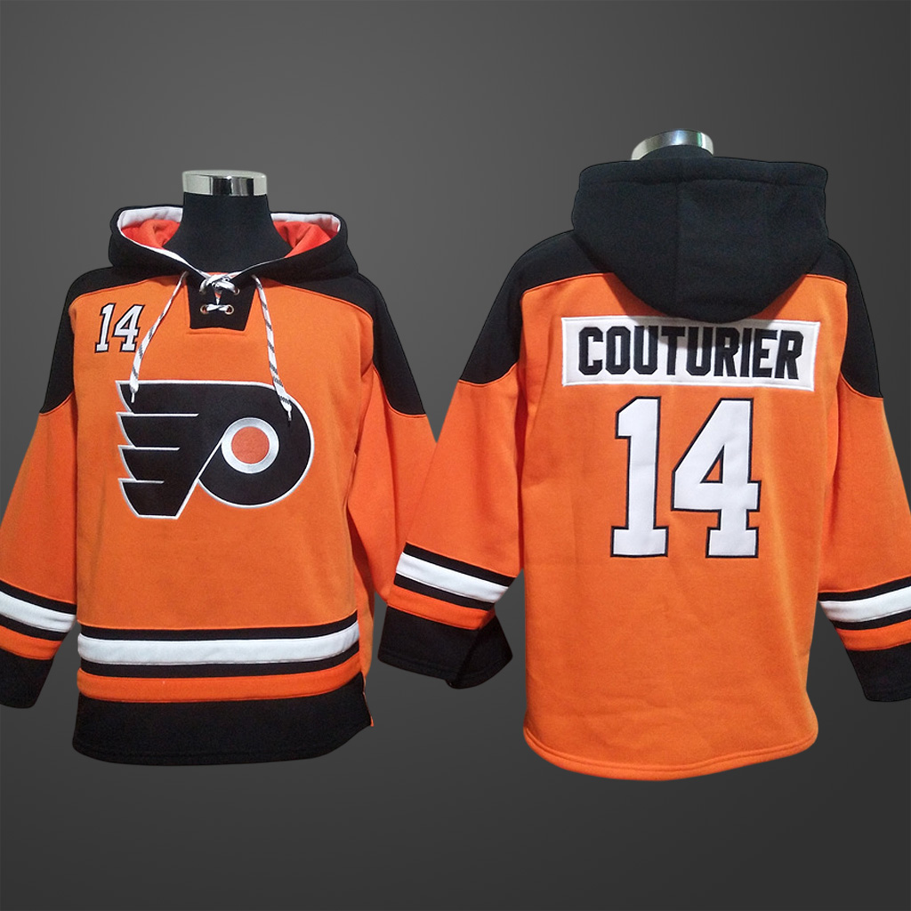 Men’s Philadelphia Flyers #14 Sean Couturier Stitched Hoodie