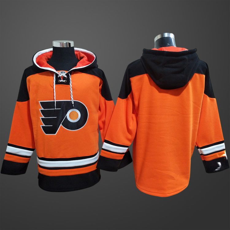 Men’s Philadelphia Flyers Team Blank Stitched Hoodie