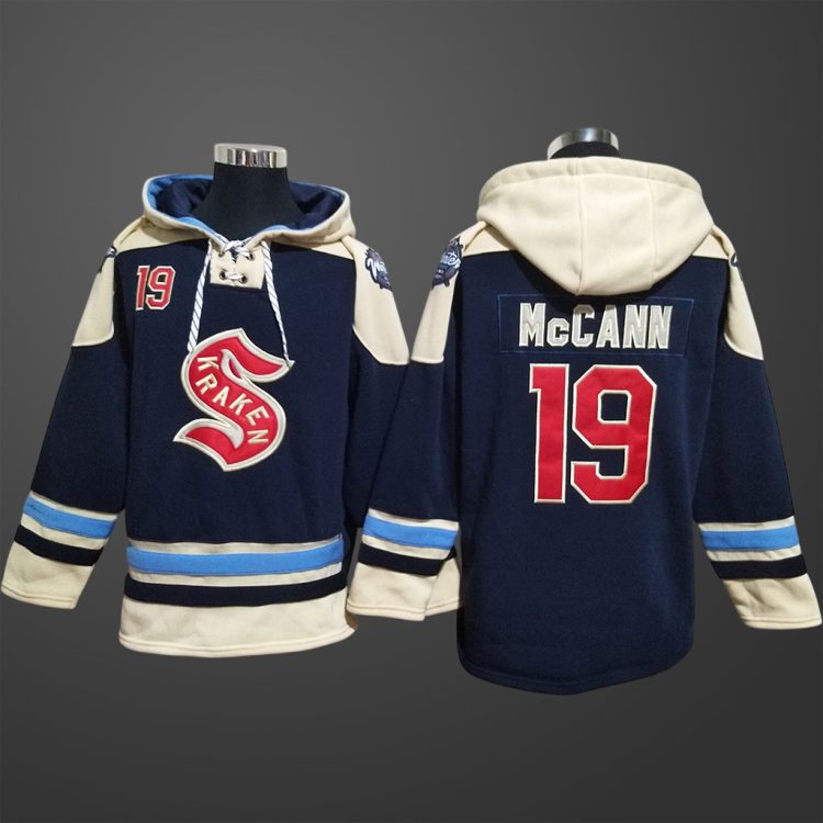 Men’s Seattle Kraken Jared McCann #19 Stitched Hoodie