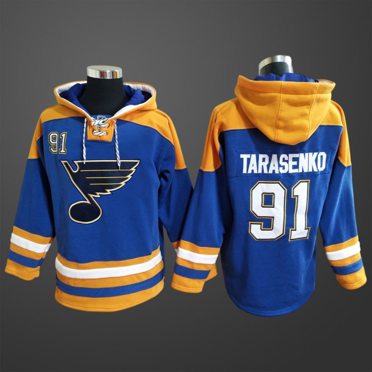 Men’s St. Louis Blues Vladmir Tarasenko #91 Stitched Hoodie