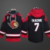 Men's Ottawa Senators #7 Brady Tkachuk All Stitched Hoodie
