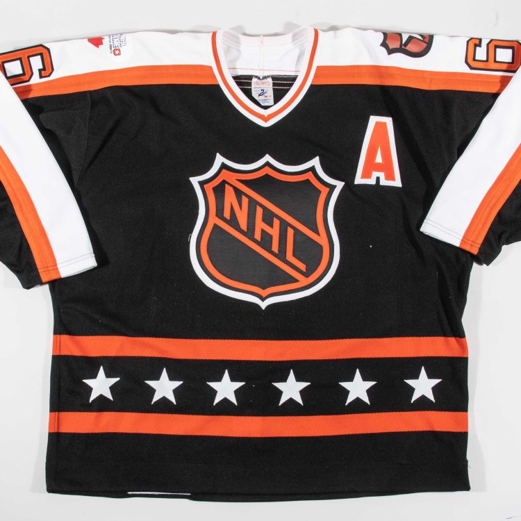 1989 Mario Lemieux game worn NHL All-Star Game jersey