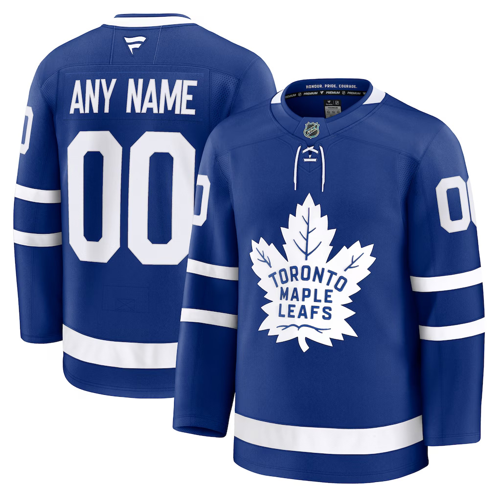 Cutom-Toronto-Maple-Leafs-Jersey-Blue