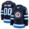 Winnipeg Jets Fanatics Home Premium Custom Jersey - Navy