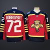 Men’s Florida Panthers #72 BOBROVSKY Red Stitched Hockey Jersey