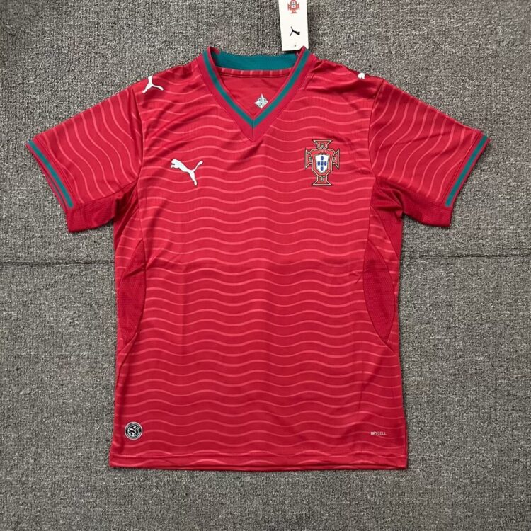 Men's Portugal Fan Edition Soccer Jersey Red