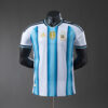Men's Argentina 2026 Player Version Home Soccer Jersey +Patch