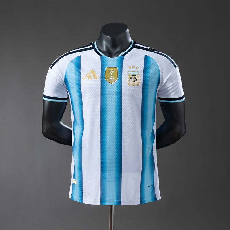 Men's Argentina 2026 Player Version Home Soccer Jersey +Patch