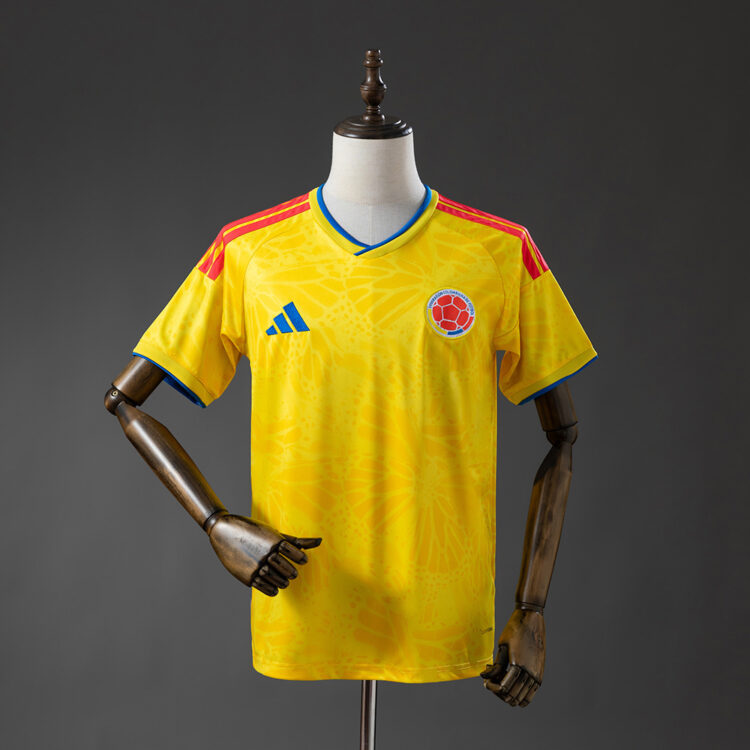 Men's 2026 Colombia Home Fan Version Jersey S-4XL