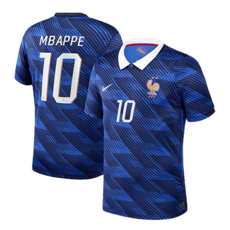 Men's Kylian Mbappé #10 France Home Stadium Fan Jersey World Cup 2026