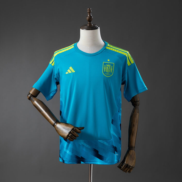 Men's Spain 2026 Goalkeeper Blue Fan Version Jersey S-4XL